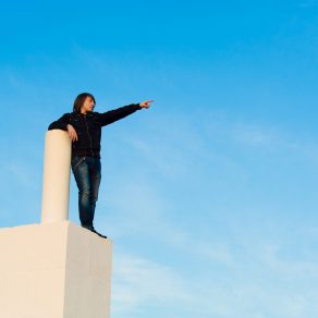 Teenager high up to see what future is to bring